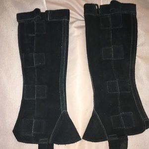 Horseback riding half chaps